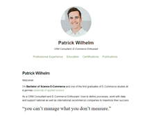 Tablet Screenshot of patrick-wilhelm.com